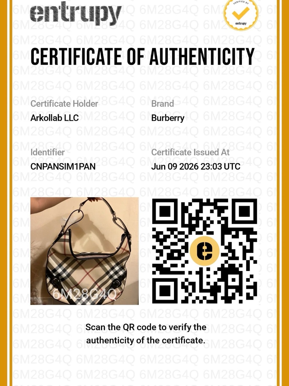 Burberry Beige Nova Check Hobo Shoulder Bag with Black Trim - Picture 12 of 12
